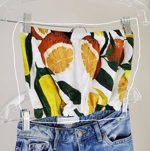 Citrus Print Bandeau